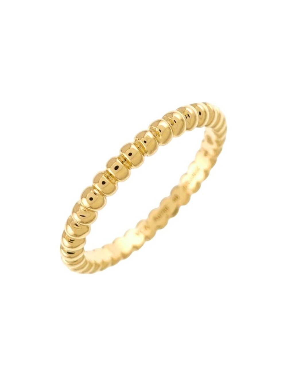 Van Cleef & Arpels Perlee Small 48 Ring 18K Yellow Gold